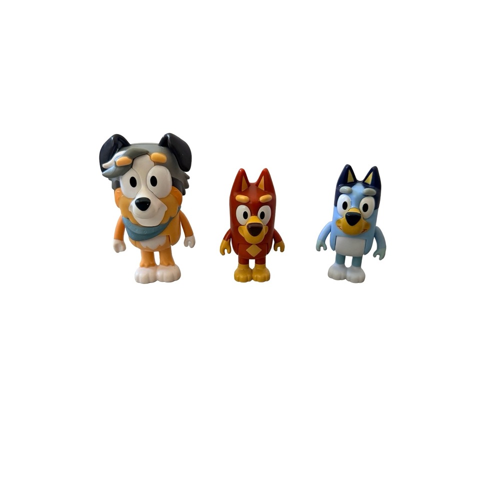Bluey Action Figure Set Bluey Rusty Radley